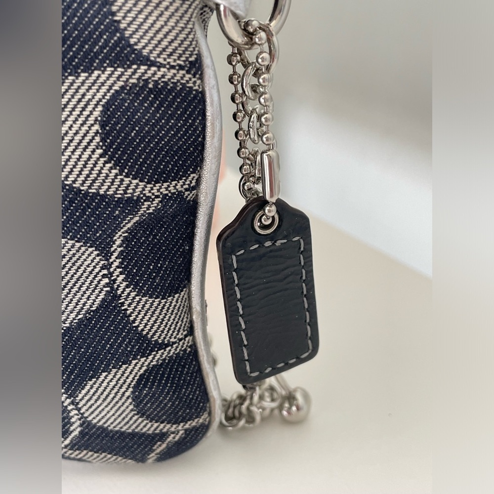Coach Denim Pouch | Wristlet Mini Bag - Picture 8 of 15